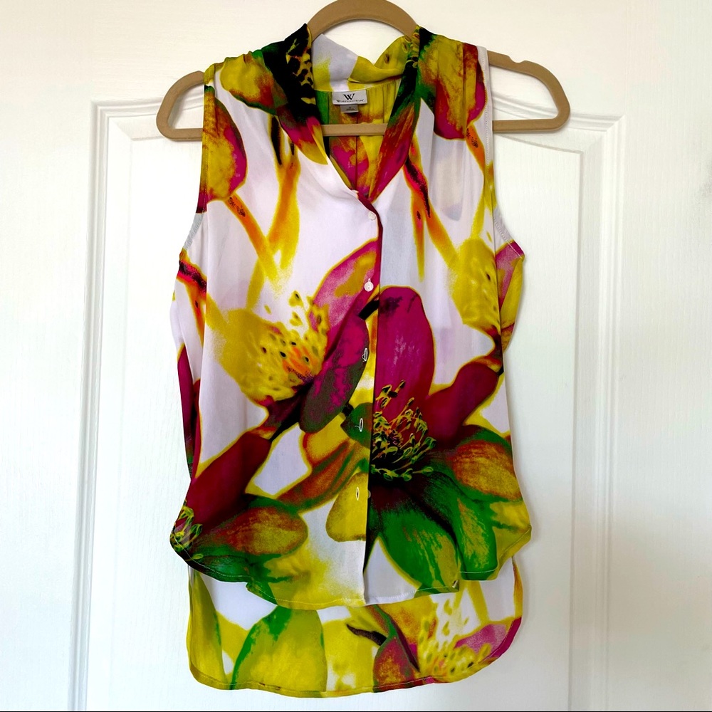 Worthington Floral Blouse Small